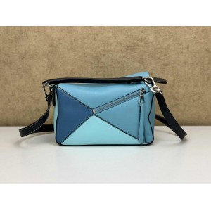 LOEWE PUZZLE SMALL LEATHER SHOULDER BAG